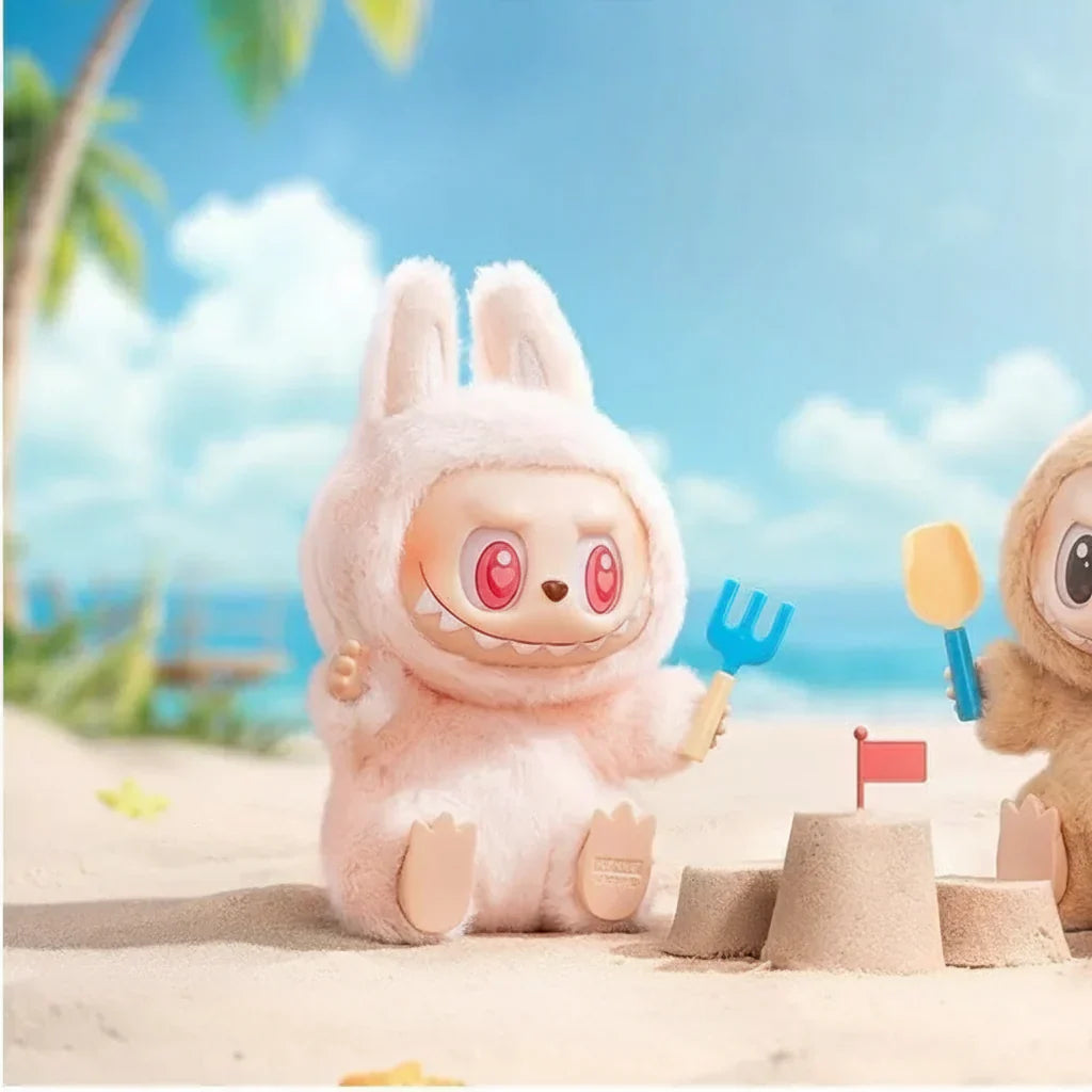 The Monsters “Have a Seat” – Dada (Pink Bunny Plush Keychain)