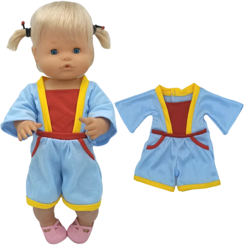Reborn Baby Dolls Dress for 40 Cm Nenuco Ropa Y Su Hermanita Children Girl Gift Doll Clothes