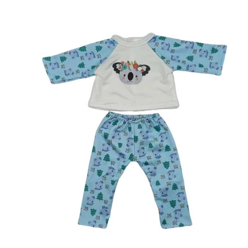 Reborn Baby Dolls Dress for 40 Cm Nenuco Ropa Y Su Hermanita Children Girl Gift Doll Clothes