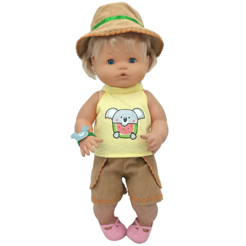 Reborn Baby Dolls Dress for 40 Cm Nenuco Ropa Y Su Hermanita Children Girl Gift Doll Clothes