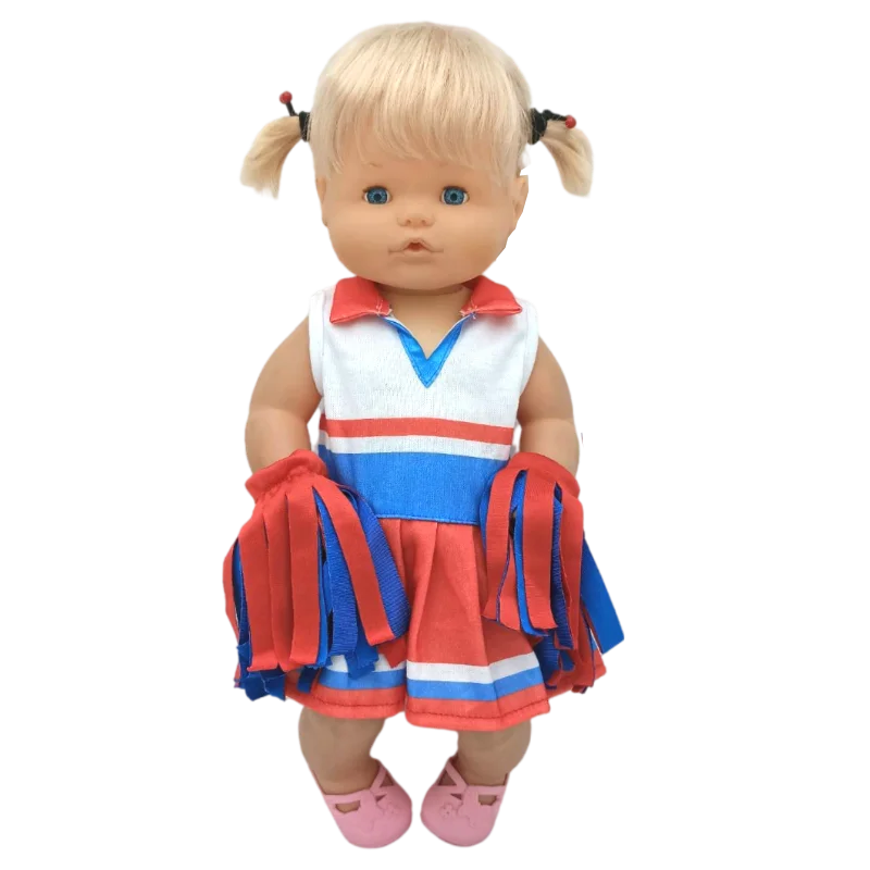 Reborn Baby Dolls Dress for 40 Cm Nenuco Ropa Y Su Hermanita Children Girl Gift Doll Clothes