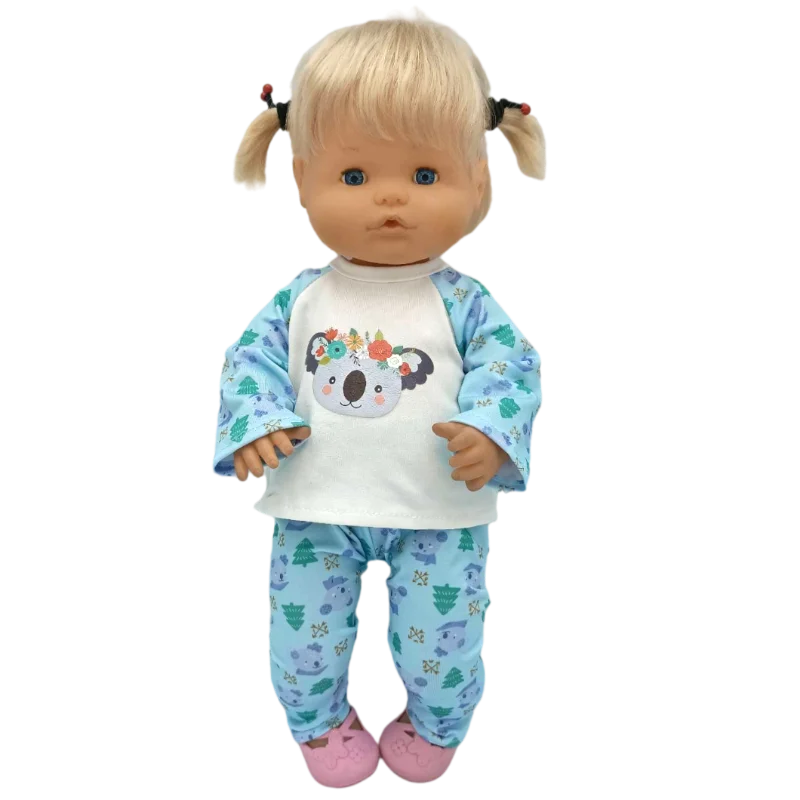 Reborn Baby Dolls Dress for 40 Cm Nenuco Ropa Y Su Hermanita Children Girl Gift Doll Clothes