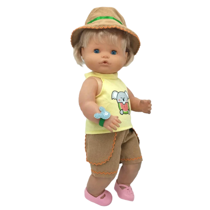 Reborn Baby Dolls Dress for 40 Cm Nenuco Ropa Y Su Hermanita Children Girl Gift Doll Clothes