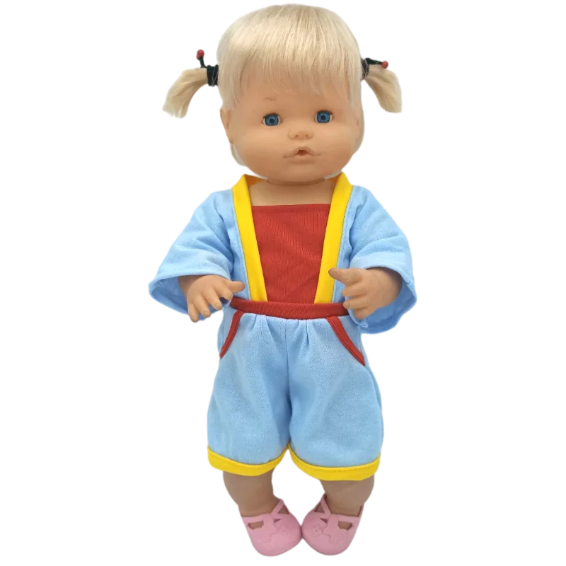 Reborn Baby Dolls Dress for 40 Cm Nenuco Ropa Y Su Hermanita Children Girl Gift Doll Clothes