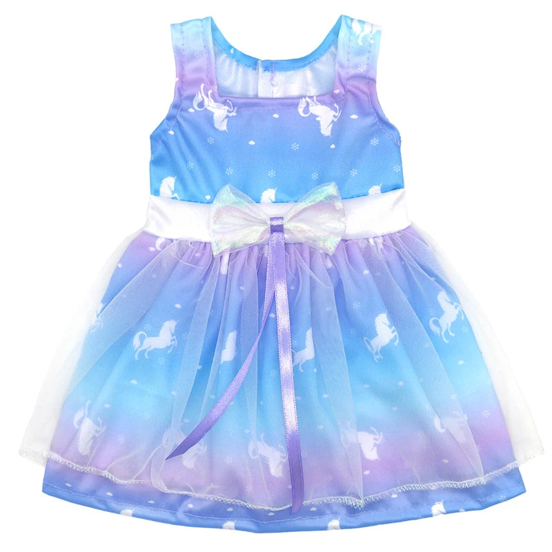 Reborn Baby Dolls Dress for 40 Cm Nenuco Ropa Y Su Hermanita Children Girl Gift Doll Clothes