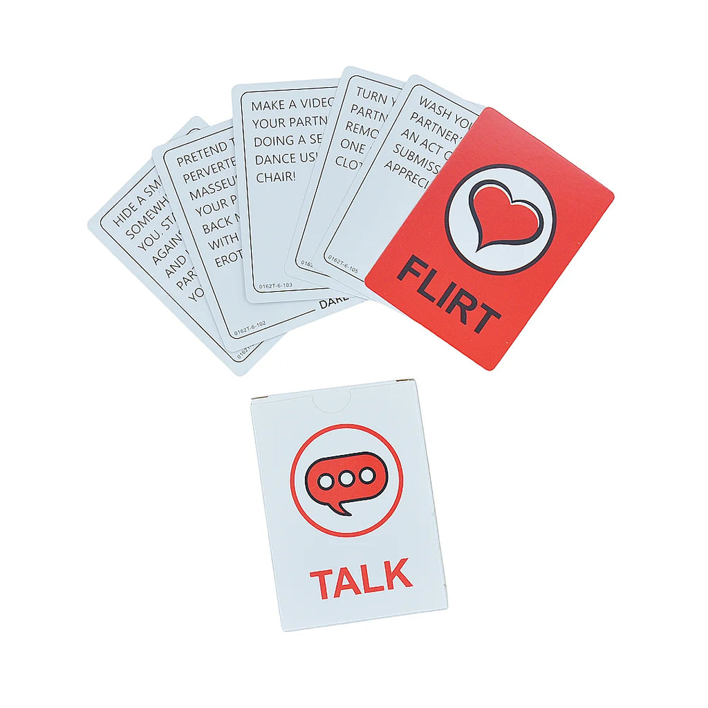 Party Games (Talk Flirt Dare), Board Games, Card Games, Interactive Tabletop Games, Suitable for Parties, Ideal as a Gift