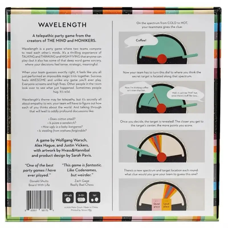 1 Set Telepathic Party Card Game 2-12 Players Party Board Games English Strategic Entertainment Family Holidays Toys