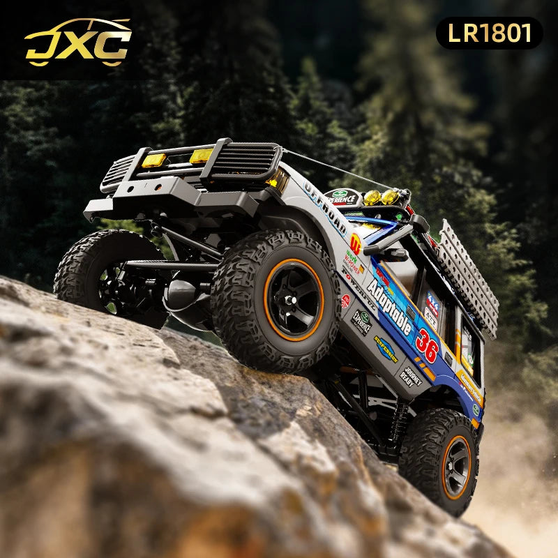 RC off Road Car Fully Functional Discovery Scale Model with Remote Shift Gearbox Interactive Lights Racing Decals