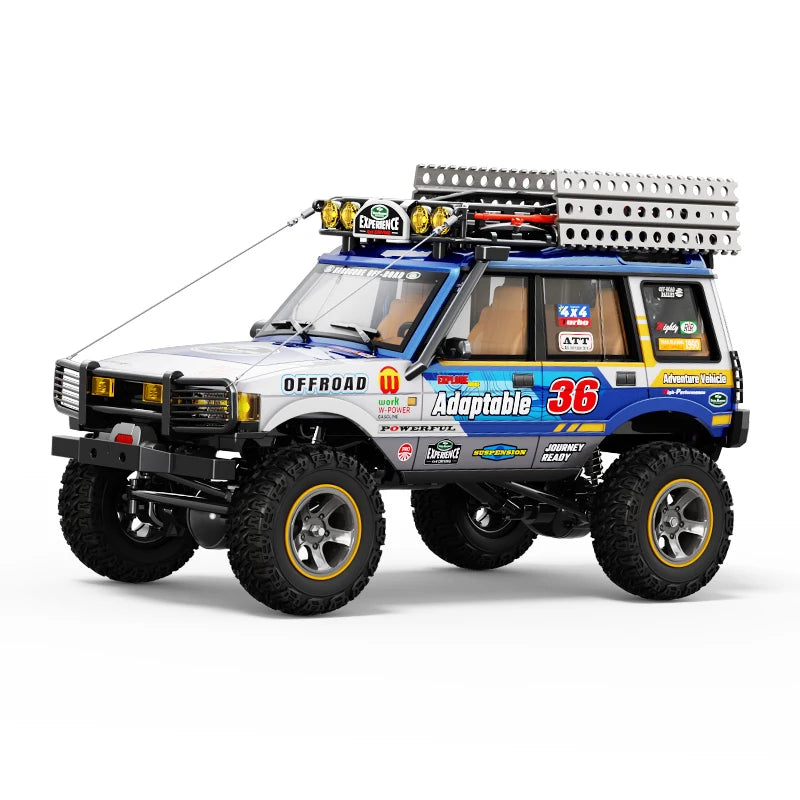 RC off Road Car Fully Functional Discovery Scale Model with Remote Shift Gearbox Interactive Lights Racing Decals
