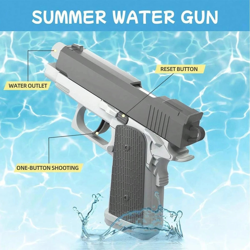M1911 Water Blaster Toy – High-Pressure Summer Splash Toy for Kids & Adults, Pool and Beach Water Fun