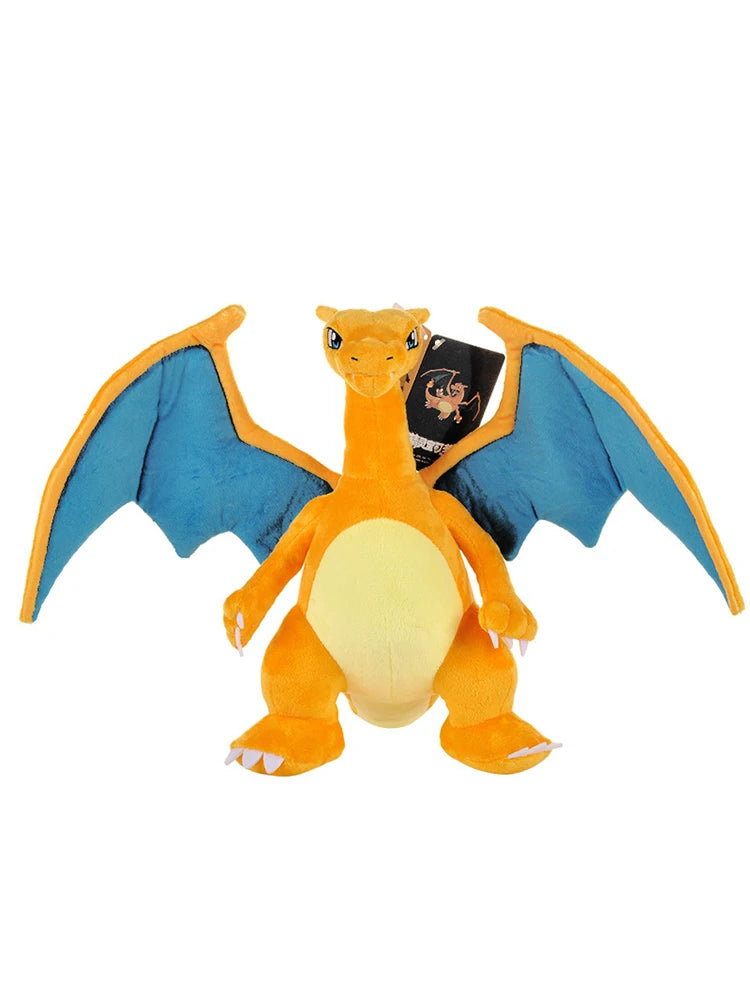 Mega Charizard X Y Soft Plush Toys Cute Anime Figure Kawaii Shiny Gigantamax Rayquaza Charizard Anime Stuffed Toy