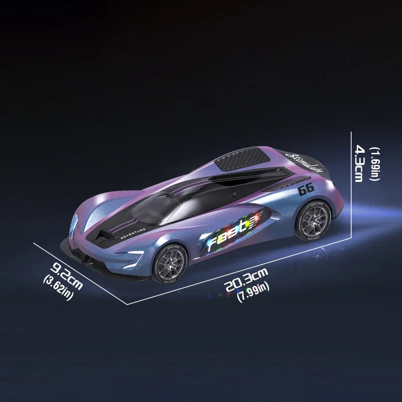 RC Car 2.4G 20km/h High-speed Drift Sports Cars with Light Music Racing Car Eletric Vehicle Model Toys for Boys Kids Xmas Gifts