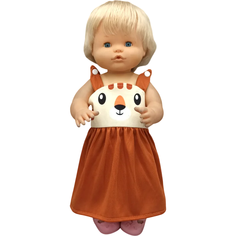 Reborn Baby Dolls Dress for 40 Cm Nenuco Ropa Y Su Hermanita Children Girl Gift Doll Clothes