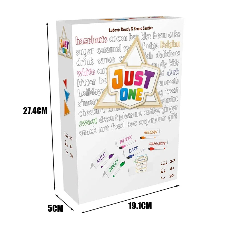 Get Ready to Compete with Just One - The Best Party Game for Groups and Families | Collaborative Gameplay | 3-7 Players