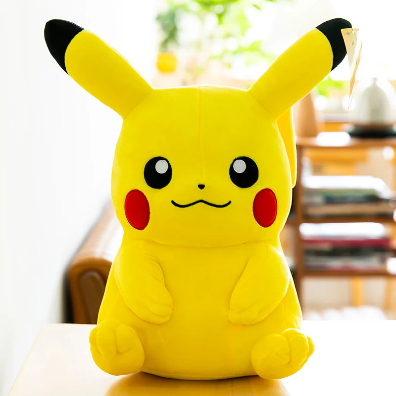 2025Pokemon Stuff Plush Toys Kawaii Pikachu Pichu Charmander Squirtle Psyduck Anime Soft Dolls Doll Kids Birthday Christmas Gift