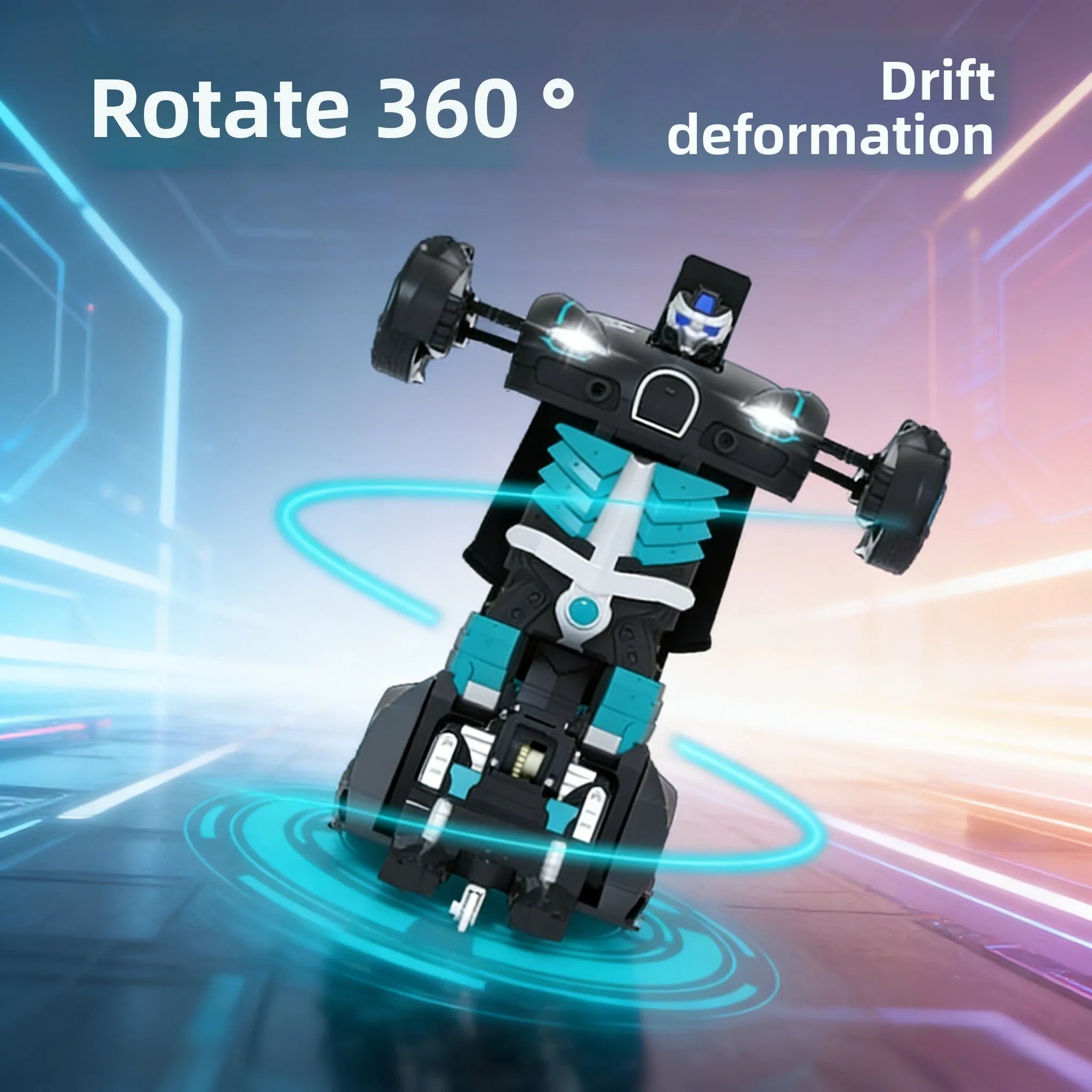 RC Car – 2-in-1 Racing Robot | Rechargeable Electric Toy for Boys & Girls (Ages 3-6, 8+)