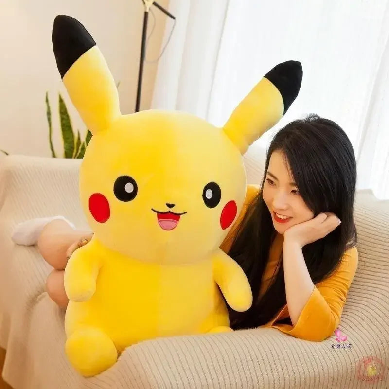 25cm Pokemon Pikachu Plush Toys Kawaii Japan Anime Elf Plush Doll Soft Stuffed Pikachu Doll Home Decor Girl Birthday Gift