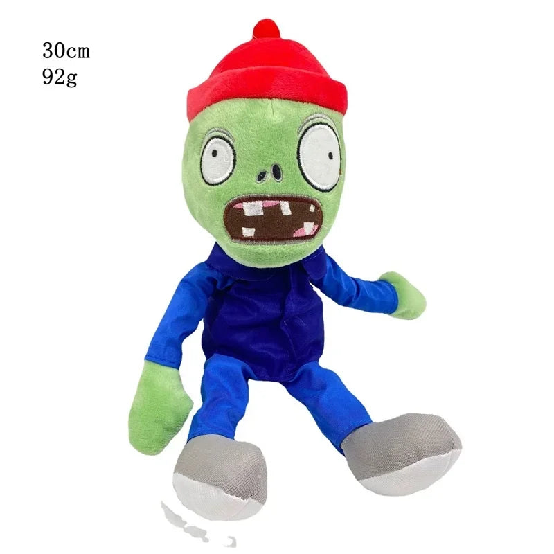 1pcs 30cm Plants vs Zombies Plush Toys PVZ Zombies Gargantuar Hats Pirate Zombies Plush Soft Stuffed Toys for Children Kids Gift