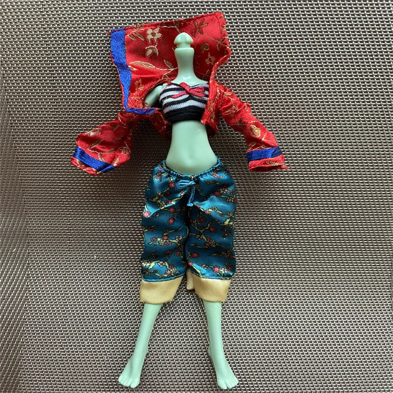 Doll Clothing Set Dress Quality Handmade Outfit Classic Doll Holiday Decors DIY Doll Dressing Vests Coat Pants Skirts Tutu Dress