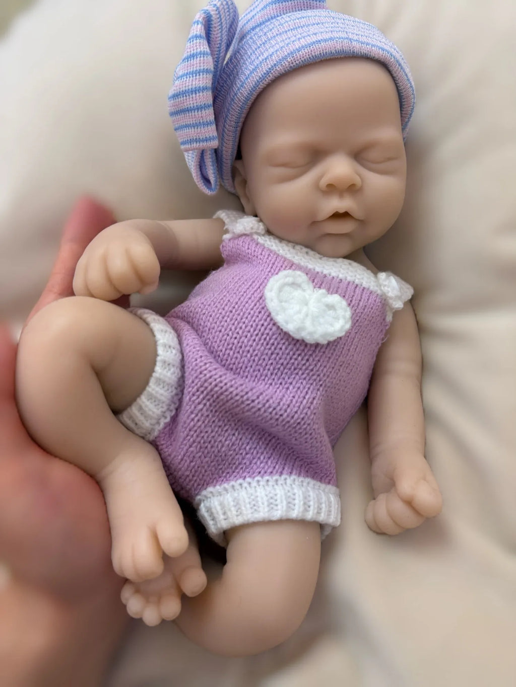 Reborn Dolls 33CM Open Mouth Silicone Girl Full Body Soft Silicone Unpainted Newborn Baby Dolls reborn de silicone real cuerpo