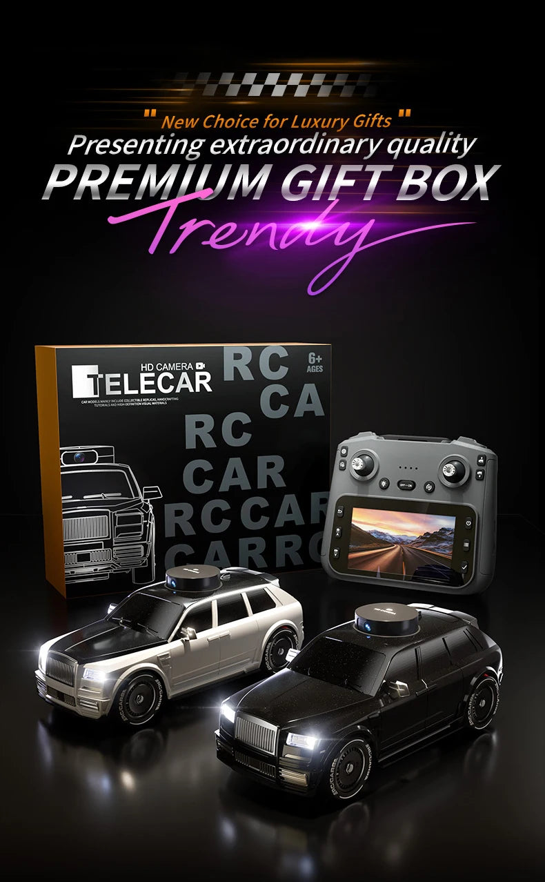 RC Cars 911S  - 4K HD Camera 4.3-inch Screen One Click Drif, Camera Lifting Design, LED Lighting Drift HD Video Kids RC Vehicle