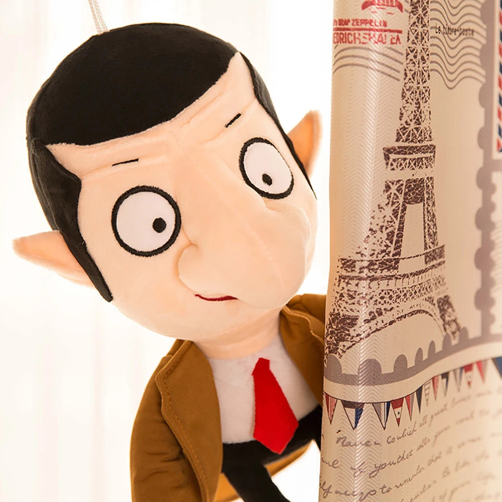 30CM Mr Bean Plush Toy Movie Mr Bean Stuffed Dolls Lovely Comfortable Mr Bean Plush Doll Toys