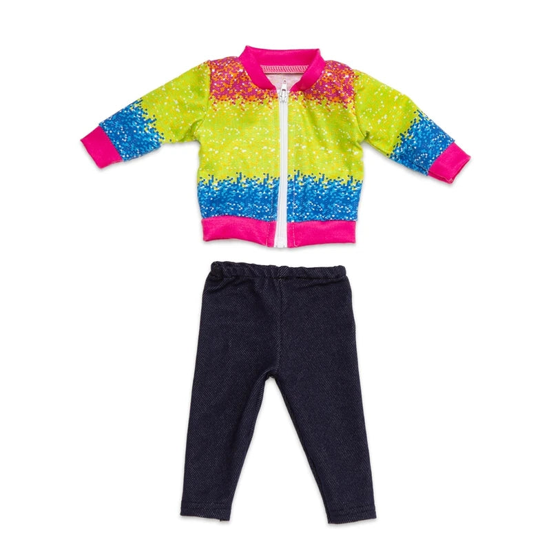 Reborn Baby Doll Winter Coat Pink Skirt 18 Inch Girl Dolls Clothes Jacket Children Xmas Gift Toys Wears