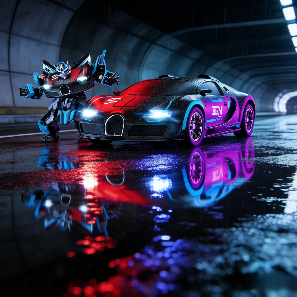 RC Car – 2-in-1 Racing Robot | Rechargeable Electric Toy for Boys & Girls (Ages 3-6, 8+)