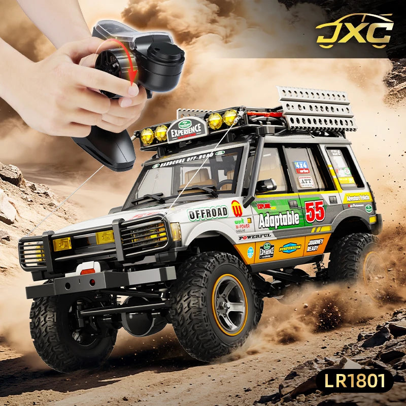 RC off Road Car Fully Functional Discovery Scale Model with Remote Shift Gearbox Interactive Lights Racing Decals