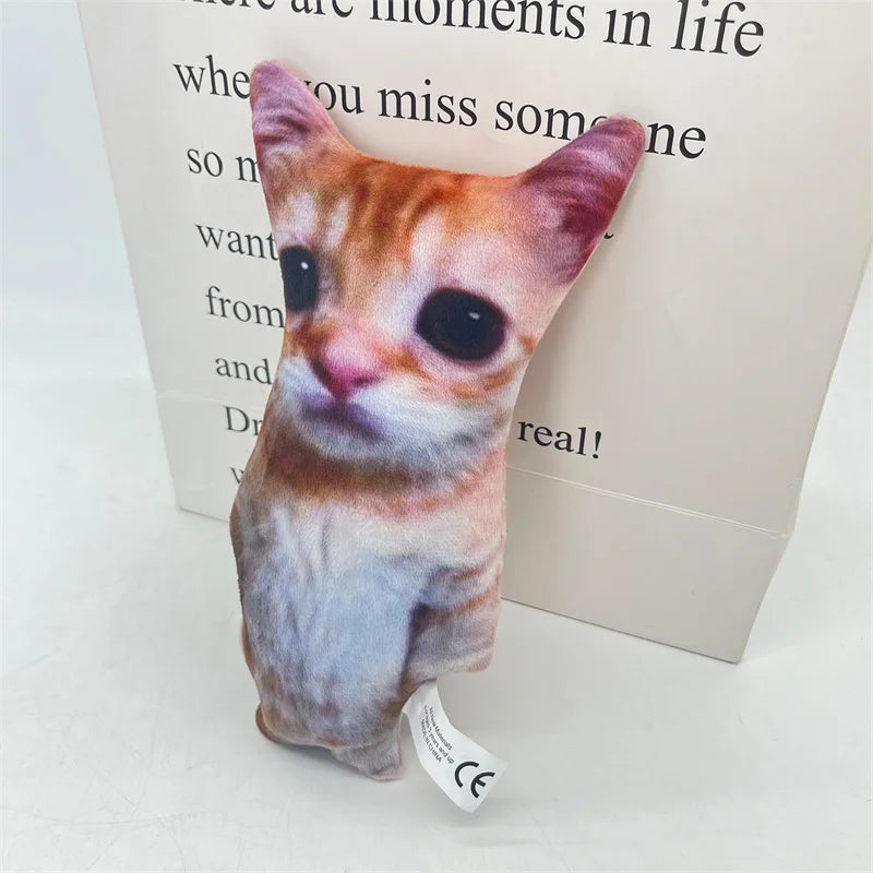 Cute El Gato Cat Plush Toys Wowwow Cat Dolls Plushies Simulation Stuffed Animals Birthday Holiday Gift Kids Collectible Toy