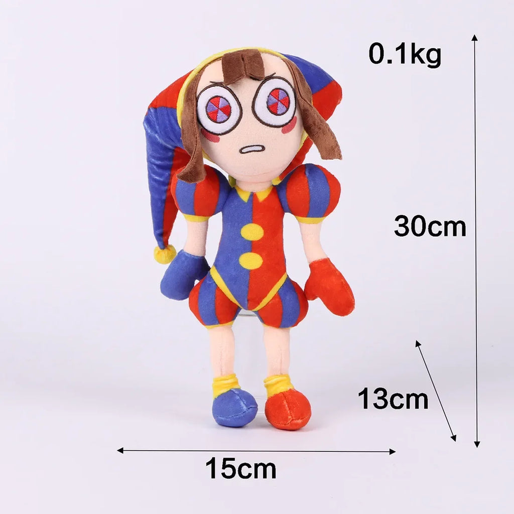 New The Amazing Digital Circus Plush Clown Ragatha pomni Cartoon Jax Doll Joker Plush Soft Stuffed Sofa Decorate Christmas Gift