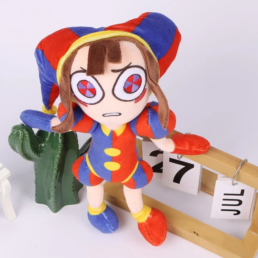 New The Amazing Digital Circus Plush Clown Ragatha pomni Cartoon Jax Doll Joker Plush Soft Stuffed Sofa Decorate Christmas Gift