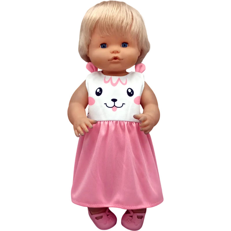 Reborn Baby Dolls Dress for 40 Cm Nenuco Ropa Y Su Hermanita Children Girl Gift Doll Clothes