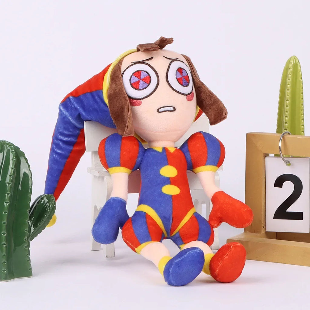 New The Amazing Digital Circus Plush Clown Ragatha pomni Cartoon Jax Doll Joker Plush Soft Stuffed Sofa Decorate Christmas Gift