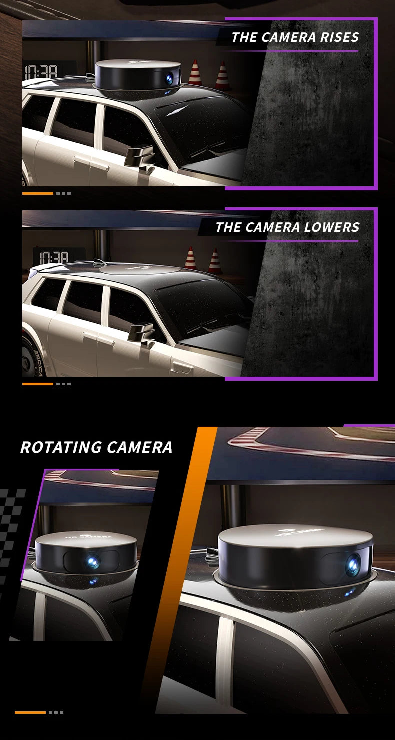 RC Cars 911S  - 4K HD Camera 4.3-inch Screen One Click Drif, Camera Lifting Design, LED Lighting Drift HD Video Kids RC Vehicle