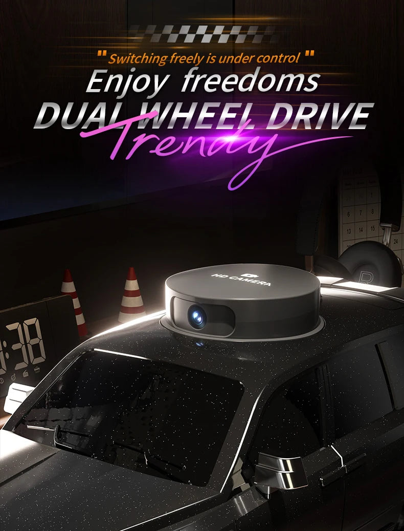 RC Cars 911S  - 4K HD Camera 4.3-inch Screen One Click Drif, Camera Lifting Design, LED Lighting Drift HD Video Kids RC Vehicle