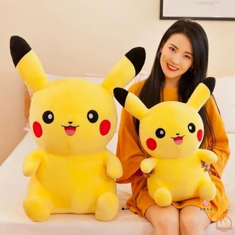 25cm Pokemon Pikachu Plush Toys Kawaii Japan Anime Elf Plush Doll Soft Stuffed Pikachu Doll Home Decor Girl Birthday Gift