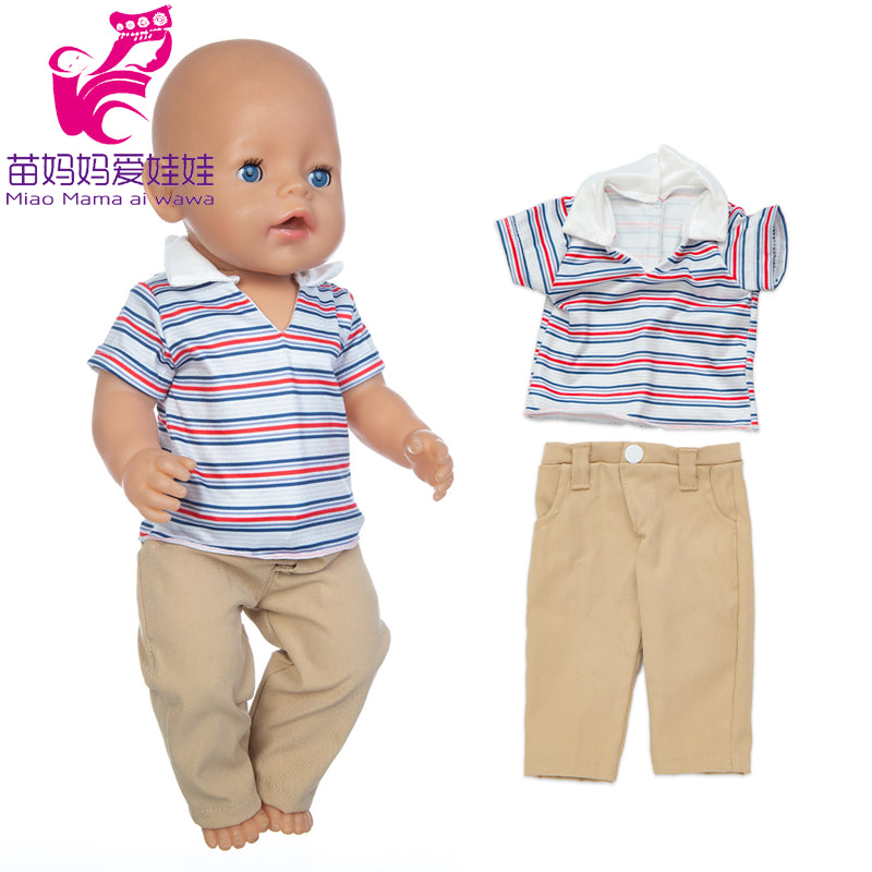 Reborn Baby Doll Winter Coat Pink Skirt 18 Inch Girl Dolls Clothes Jacket Children Xmas Gift Toys Wears