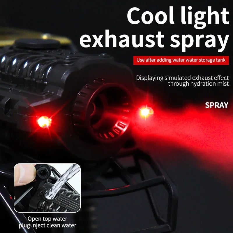 Rc Cars 1:18 2WD Off-Road RC Truck All Terrain 2.4G Electric RC Car High Speed 50KM/H Remote Control Car with LED Lights Kid Toy