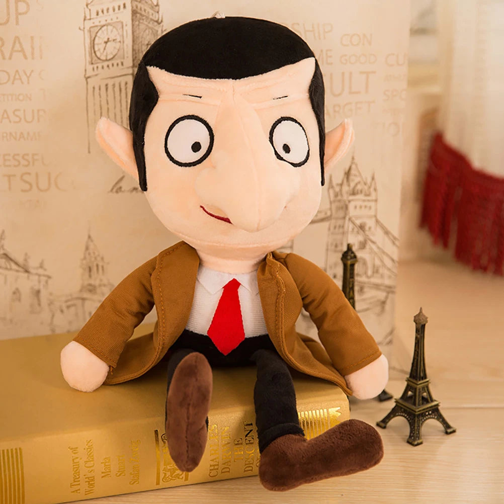 30CM Mr Bean Plush Toy Movie Mr Bean Stuffed Dolls Lovely Comfortable Mr Bean Plush Doll Toys