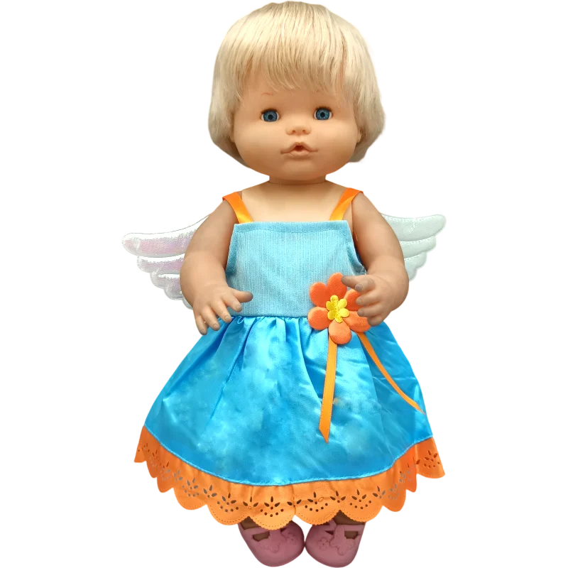 Reborn Baby Dolls Dress for 40 Cm Nenuco Ropa Y Su Hermanita Children Girl Gift Doll Clothes
