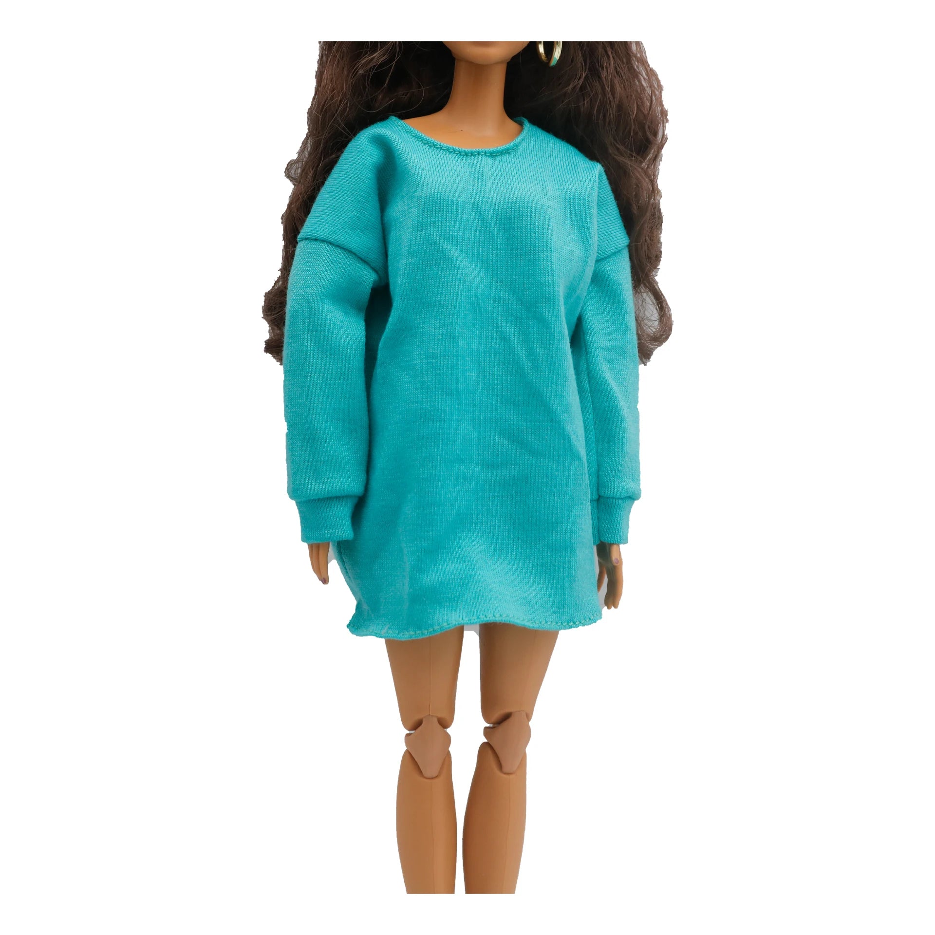 Doll clothing  30cm 1/6 Three colors of loose pink hoodie dressDaily Wear Accessories Clothes for Barbies doll