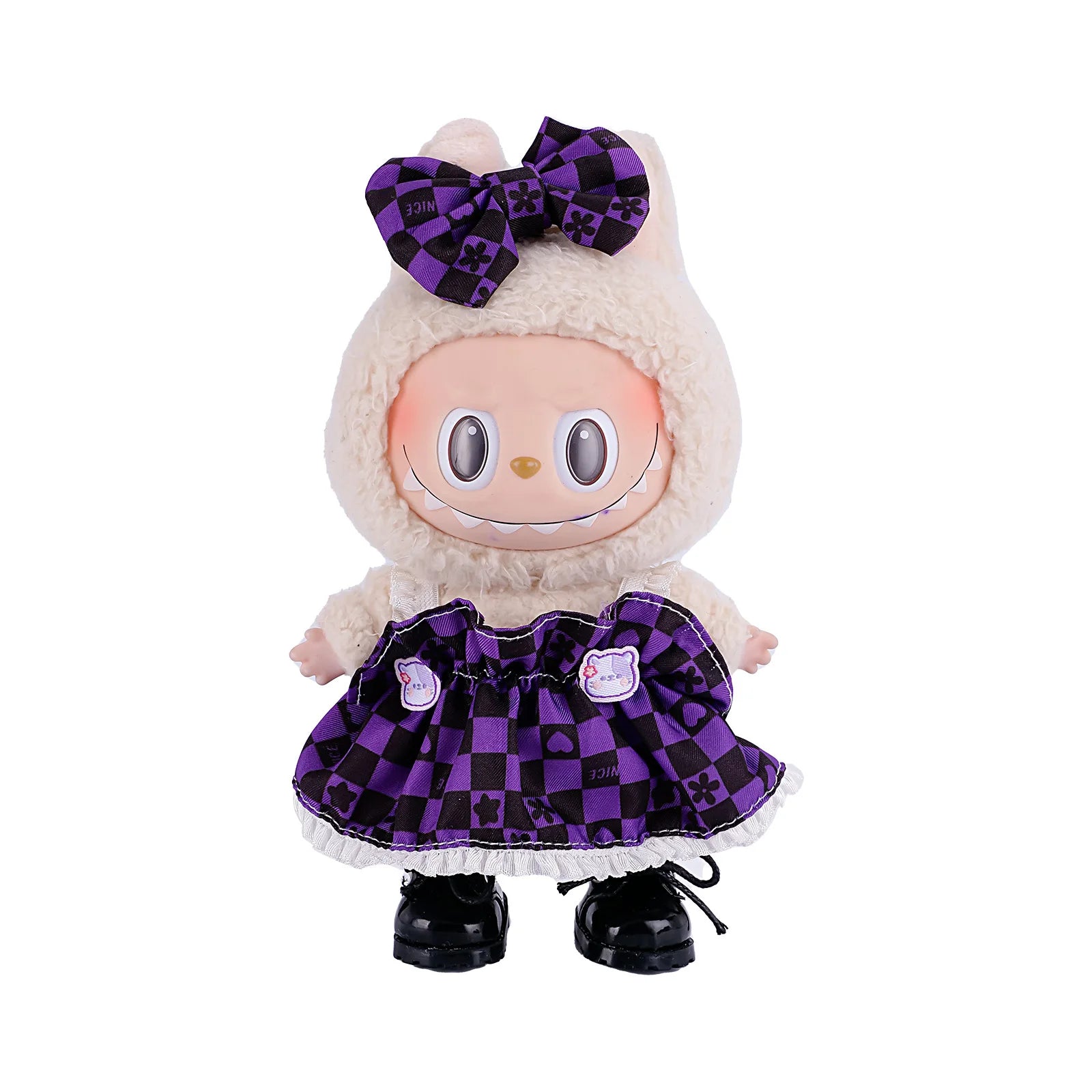 Doll Clothes for labubu outfit Plush doll clothes Macaron Cute Clothing DIY Kid Gift Dog Clothes Hair accessories v1 v2 clothes