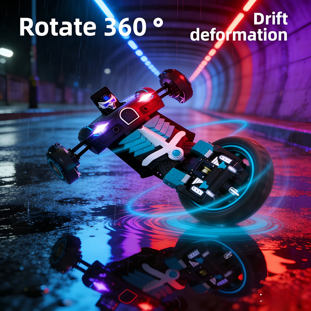 RC Car – 2-in-1 Racing Robot | Rechargeable Electric Toy for Boys & Girls (Ages 3-6, 8+)