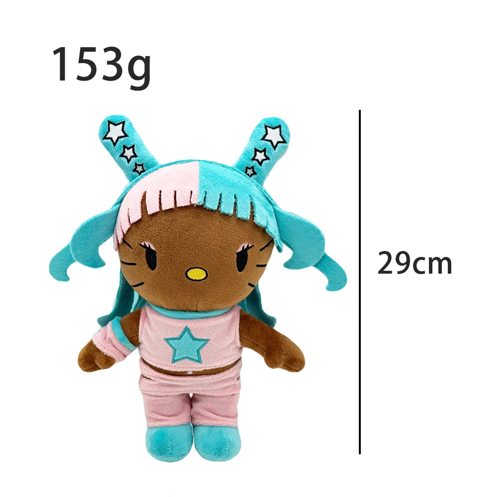 Plush Toys Hello Selena Cute Cat Plush Dolls Cartoon Anime Plush Doll Soft Stuffed Dolls Room Decoration Children Birthday gift