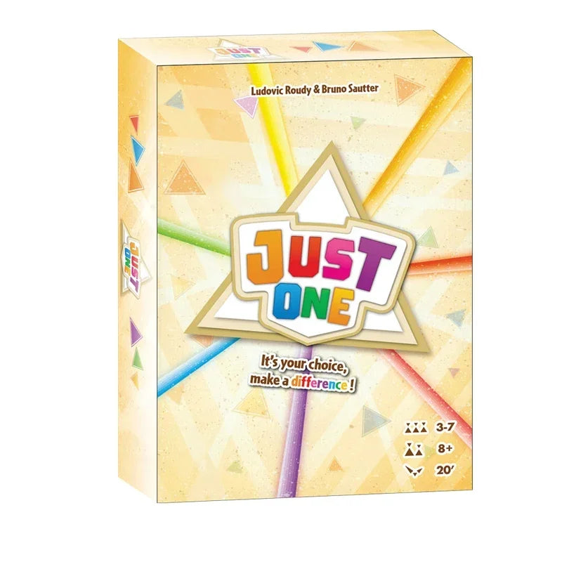 Just One Party Game - Engaging Board Game for Kids and Adults | 3-7 Players Family and friends gathering games
