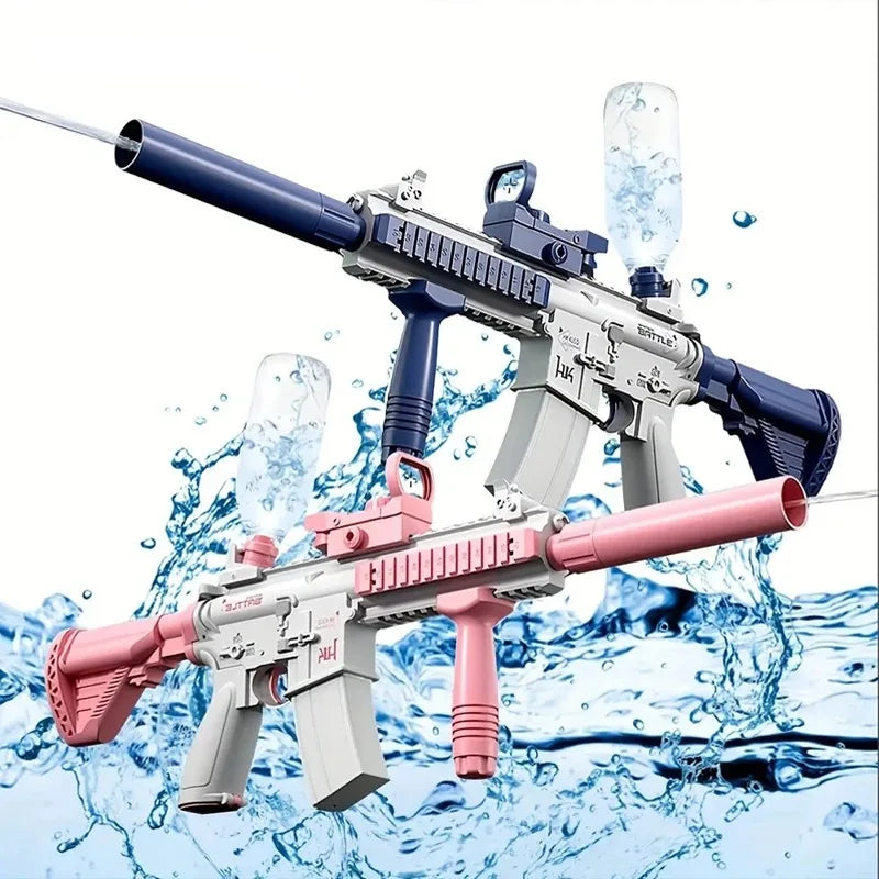 Electric Water Blaster Toy – High-Pressure Splash Launcher for Summer Outdoor Fun