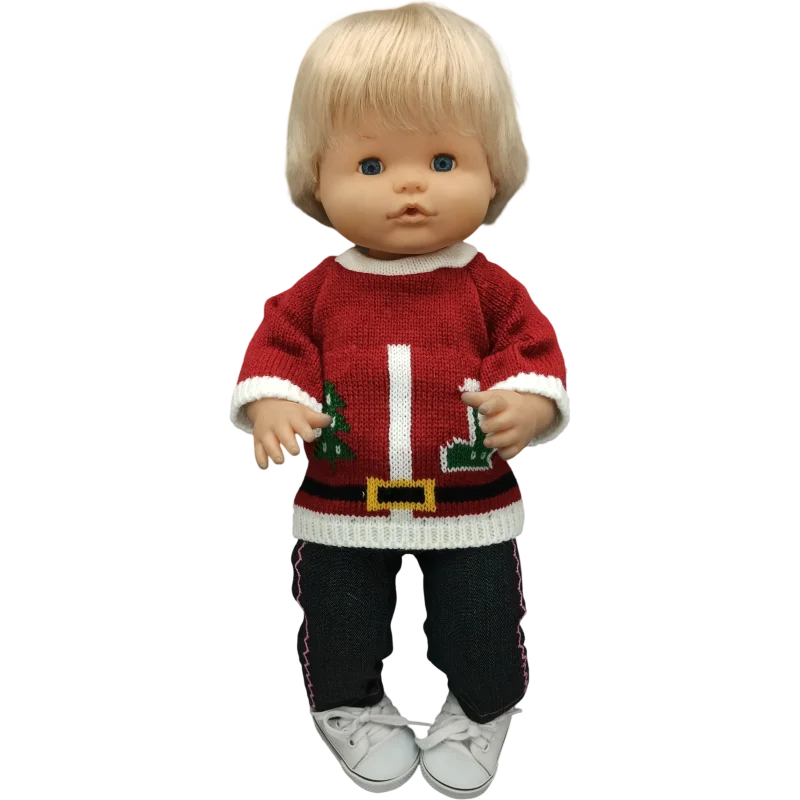 Reborn Baby Dolls Dress for 40 Cm Nenuco Ropa Y Su Hermanita Children Girl Gift Doll Clothes