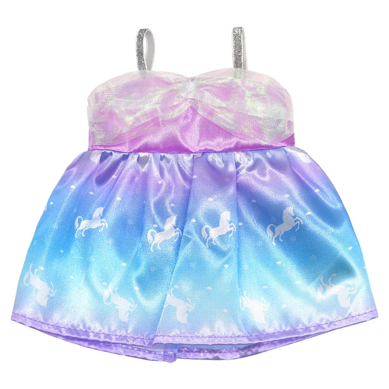 Reborn Baby Dolls Dress for 40 Cm Nenuco Ropa Y Su Hermanita Children Girl Gift Doll Clothes