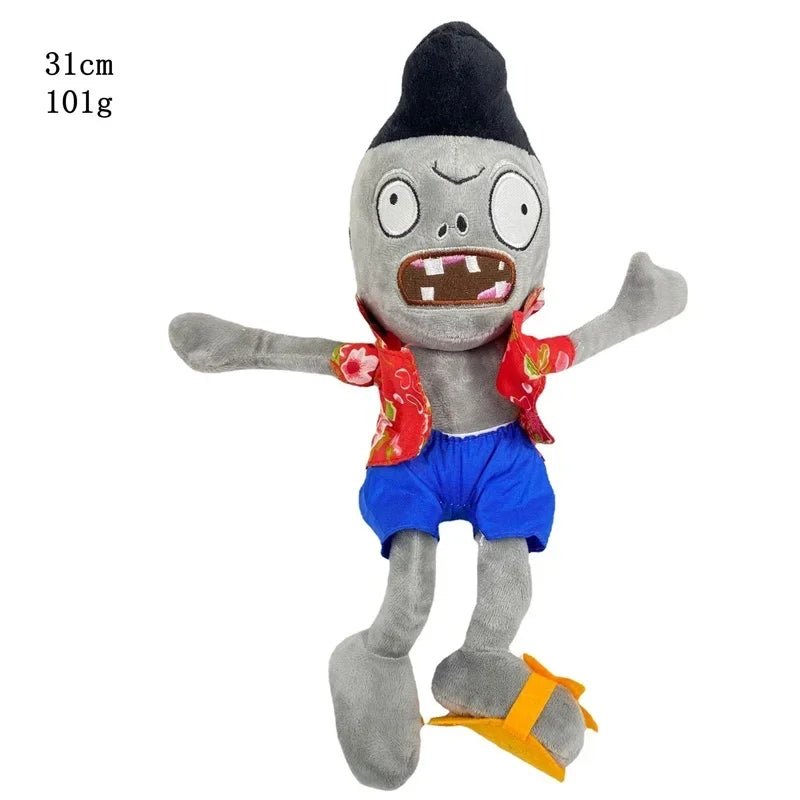1pcs 30cm Plants vs Zombies Plush Toys PVZ Zombies Gargantuar Hats Pirate Zombies Plush Soft Stuffed Toys for Children Kids Gift